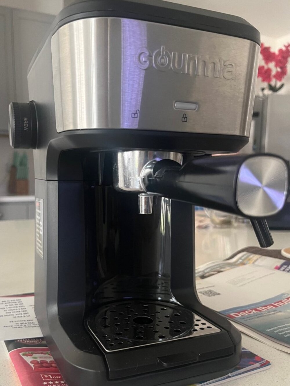 GOURMIA 4 SHOT STEM LATTE, CAPPUCCINO, ESPRESSO
